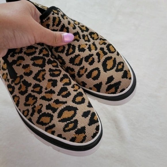 Steven Steve madden New York Arty Sneakers Leopard Print Size 7 - Picture 5 of 9